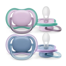 PHILIPS AVENT Силиконовая пустышка Ultra Air 6-18м, 2шт. SCF085/34