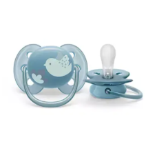 PHILIPS AVENT Силиконовая пустышка Ultra soft deco 6-18м, 1шт. SCF092/04