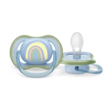 Philips Avent Силиконовая пустышка Ultra Air Deco, rainbow, 0-6M (1 шт.), SCF086/03