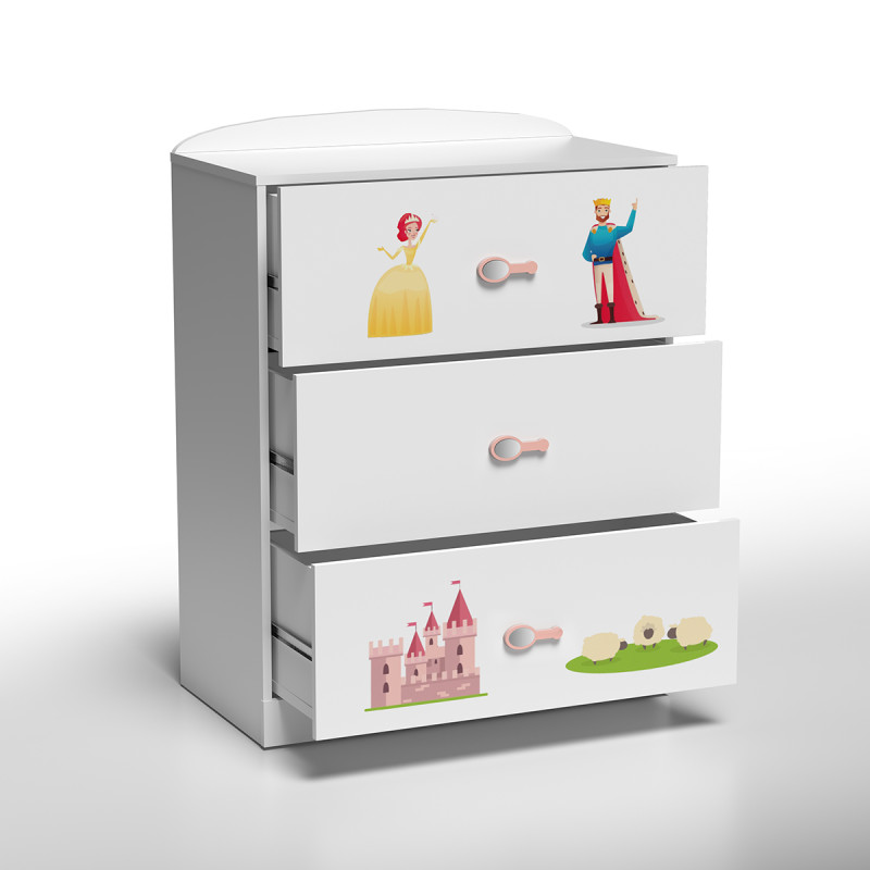 PLASTIKO комод 90cm Princess
