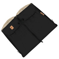 WOMAR Двухсекционные муфты для коляски с молнией Nordico, чёрные