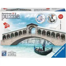 Ravensburger 3D пазл Риальто, мост в Венеции, 216 элементов, 10+