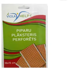 Kalina Medicīnas Ražo&scaron;anas Uzņēmums Перцовый пластырь перфорированный 10&times;15 см VIOLA Help