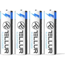 Tellur Flexi Power battery, Super Alkaline, AA LR6, 1.5V, 4 pcs/set