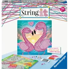 Ravensburger Рукоделие &ndash; String it Миди: Лама и фламинго, 7+