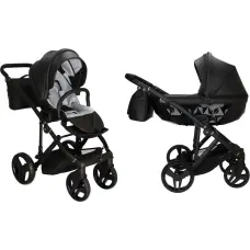 Junama Универсальная коляска 2 в 1 Diamond Classic 03 Черный (Black)