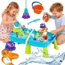Woopie Water Table with Sandbox 2 in 1 Water Park with Accessories