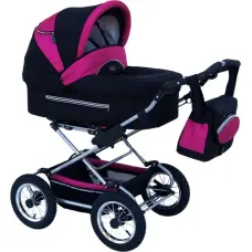 Baby Fashion FANARI Универсальная коляска 2в1, 104 Black+grape