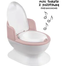 Maltex Todller's Potty - with sound - WHITE / PINK