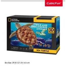 Cubic Fun CUBICFUN NATIONAL GEOGRAPHIC 3D пазл &laquo;Морская черепаха&raquo;