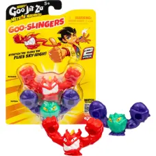 Goo Jit Zu HEROES OF GOO JIT ZU Meteor Madness Goo Slingers двойной набор