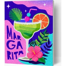Splat Planet pixel art MARGARITA 30x40 cm