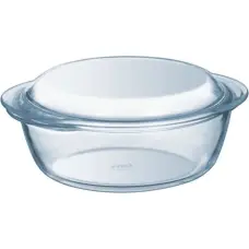 Pyrex Стеклянный контейнер с крышкой 3 л круглый Essentials
