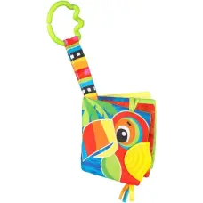 PLAYGRO Подвесная книжка с прорезывателем Jazzy Jungley 3м+ 0183858