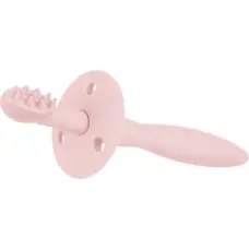 CANPOL BABIES Силиконовая зубная щеточка с ограничителем 51/500, pink