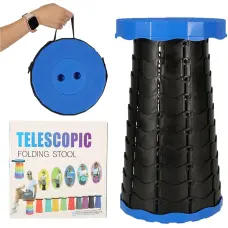 Saliekamais krēsls saliekamais taburete zils taburete