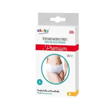 AKUKU одноразовые послеродовые трусики PREMIUM, S размер 5шт. A0549