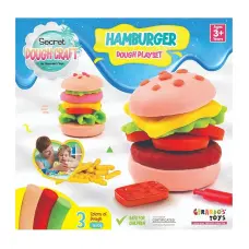 GERARDOS TOYS набор пластилина HAMBURGER 3г+ 56448