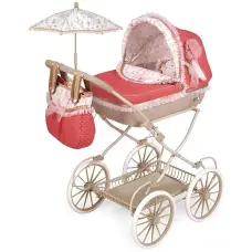 DeCuevas коляска для куклы c зонтиком и сумкой MARTINA ROSA 81см, L 81033