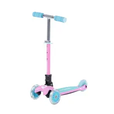MOOVKEE трехколесный самокат MILO 120/100mm BABY BLUE & SWEET PINK