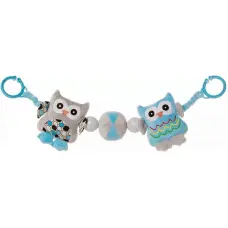 4BABY Погремушка-подвеска для коляски OWL OB11