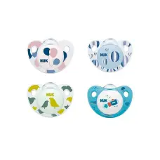 NUK Trendline Силиконовая пустышка ортодонтической формы Little Princess 2шт. 6-18м SU62 10736138 РАСПРОДАЖА
