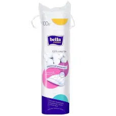BELLA Ватные косметические диски 100шт.