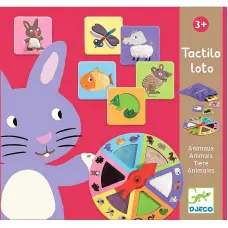 DJECO Тактильное лото - Животные, DJ08129