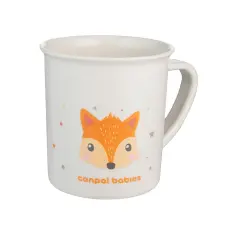 CANPOL BABIES Cute Animals Пластмассовая кружка 170мл. 12m+, 4/413ora