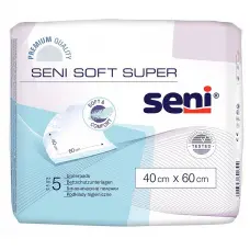 SENI SOFT SUPER гигиенические пеленки 40х60см, 5 шт.