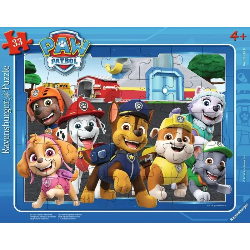 Ravensburger Пазл в рамке Paw Patrol 33шт. 4+ R 05145