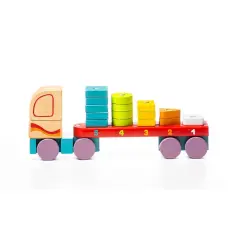 CUBIKA Машинка Грузовик с геометрическими фигурами LM-13 13425 РАСПРОДАЖА