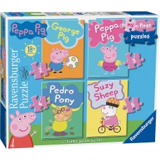 RAVENSBURGER пазл 4in1 Peppa Pig 18м+ R 06960