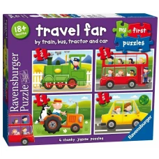 RAVENSBURGER пазл 4in1 Travel Far 18м+ R 07303