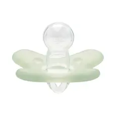 CANPOL BABIES 100% силиконовая пустышка , 0-6m, симметричная, 1 шт., 24/001_gre