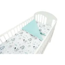 ANKRAS ANIMALS Комплект постельного белья из 2 частей 120x90см, green
