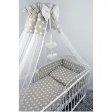 ANKRAS DOTS Комплект постельного белья из 6 частей 135x100/180см - серый