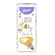 Happy Maxi Plus (9-15kg) 40шт Подгузники 4+ размер