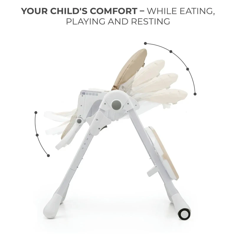 Kinderkraft Стульчик для кормления TUMMIE beige