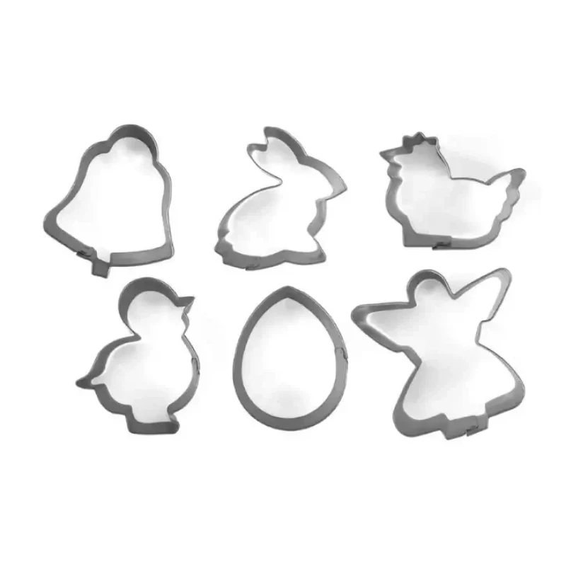 Guardini Набор резцов для печенья 6 шт. Пасха 5-6x2 см